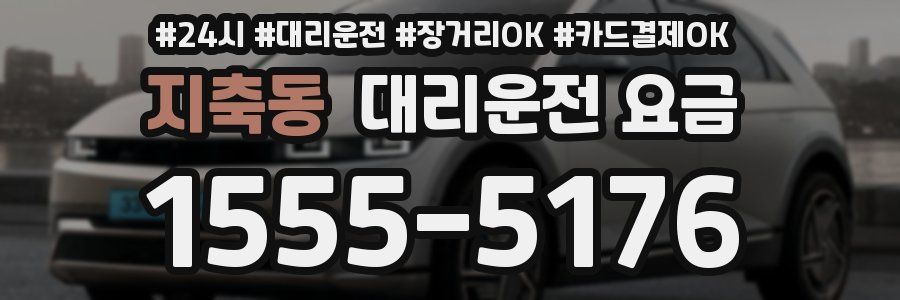 지축동 대리운전 요금