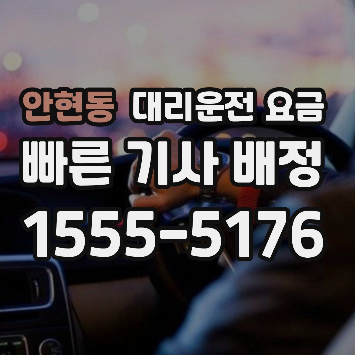 안현동 대리운전