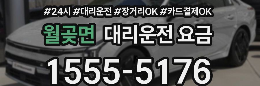 월곶면 대리운전 요금