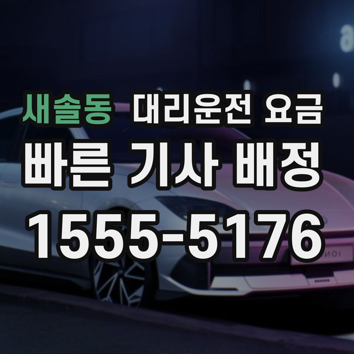 새솔동 대리운전