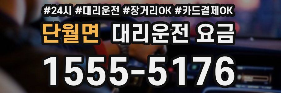 단월면 대리운전 요금