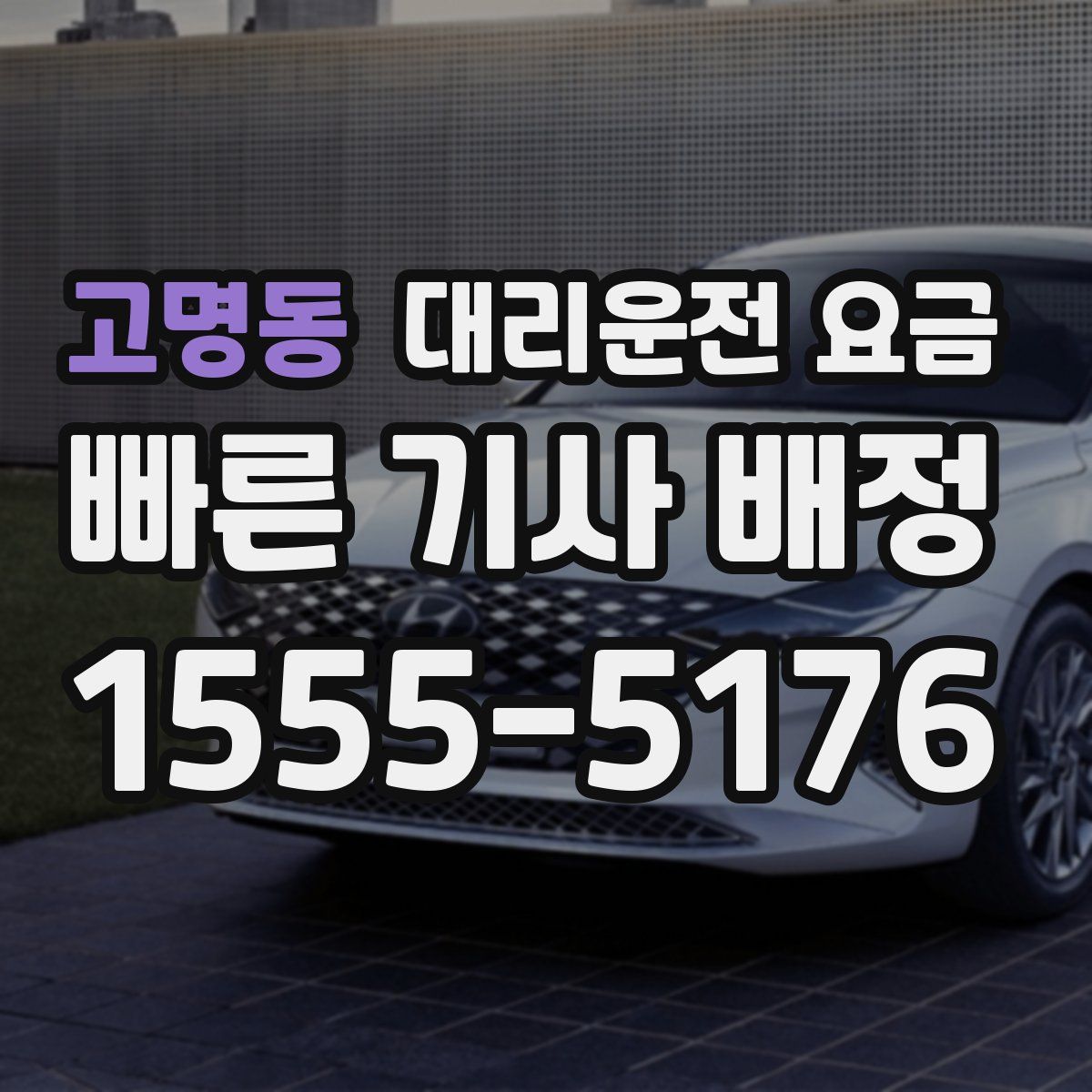 고명동 대리운전