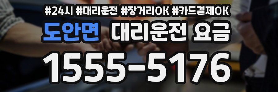도안면 대리운전 요금