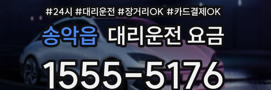 송악읍 대리운전 요금