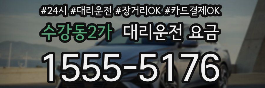 수강동2가 대리운전 요금