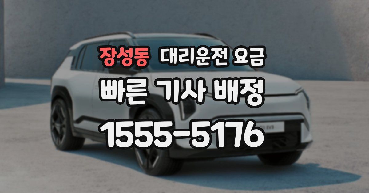 장성동 대리운전 가격