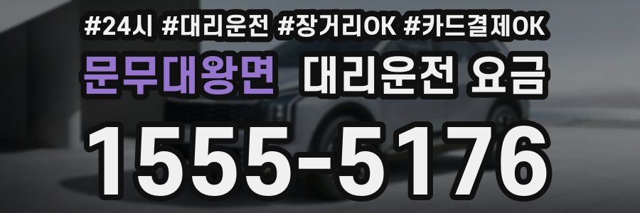 문무대왕면 대리운전 요금