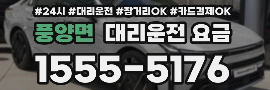 풍양면 대리운전 요금