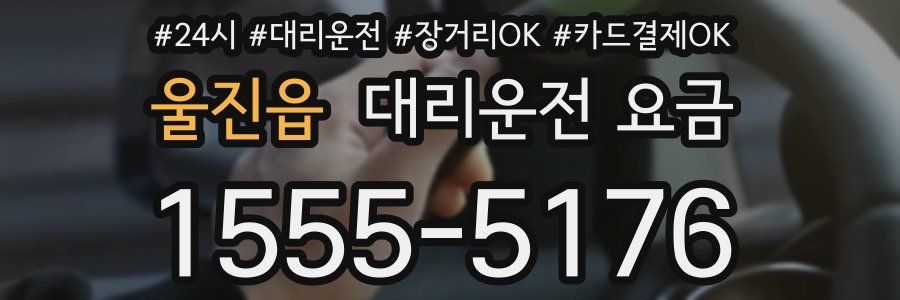 울진읍 대리운전 요금