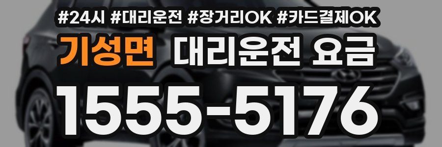 기성면 대리운전 요금