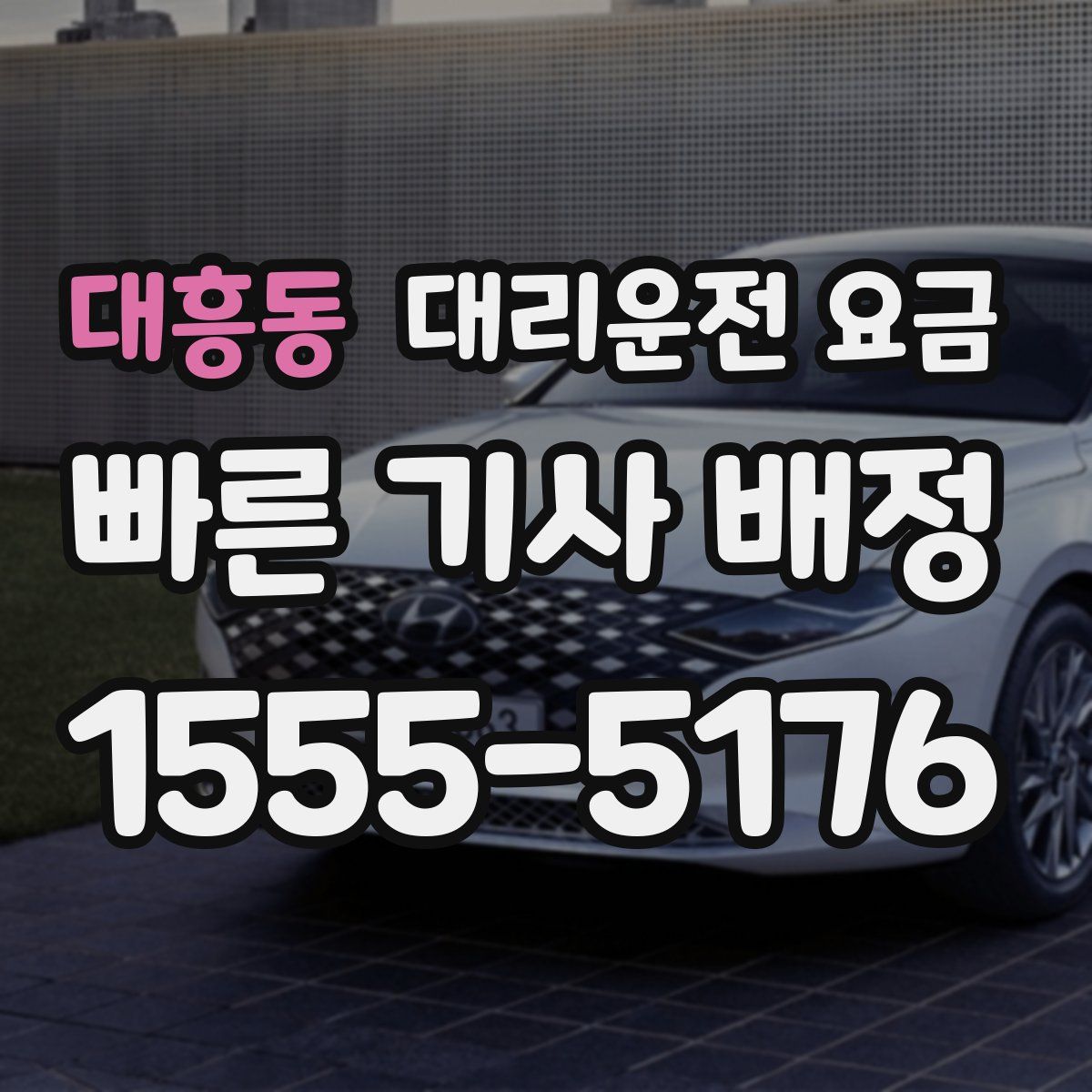 대흥동 대리운전