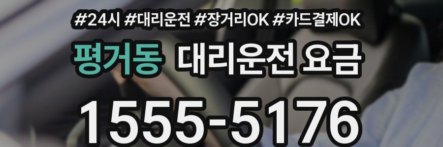 평거동 대리운전 요금
