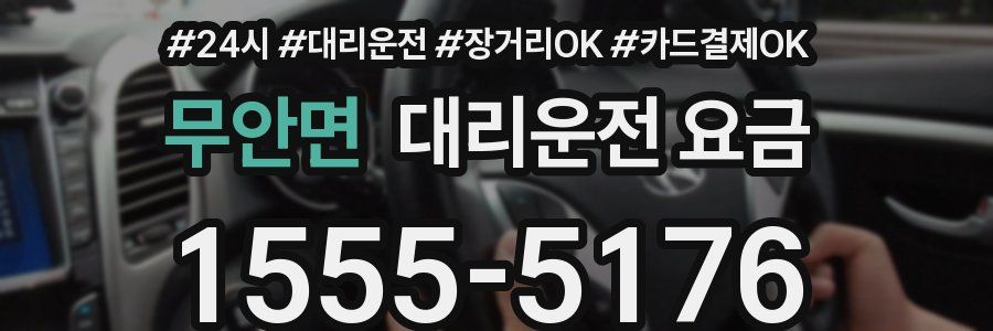 무안면 대리운전 요금
