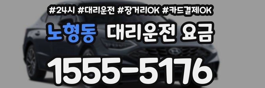 노형동 대리운전 요금