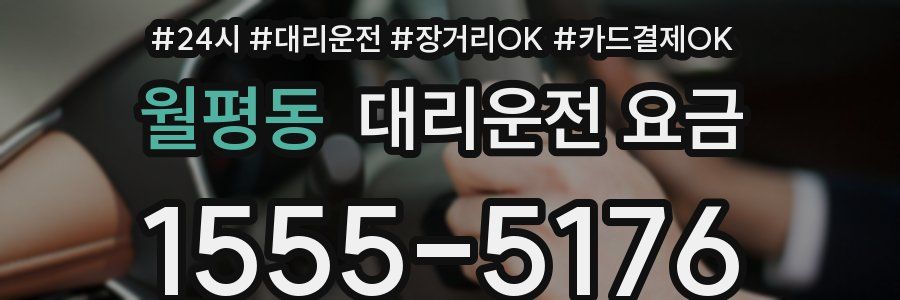 월평동 대리운전 요금