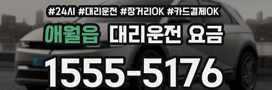 애월읍 대리운전 요금