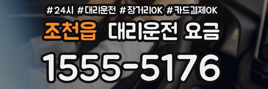 조천읍 대리운전 요금