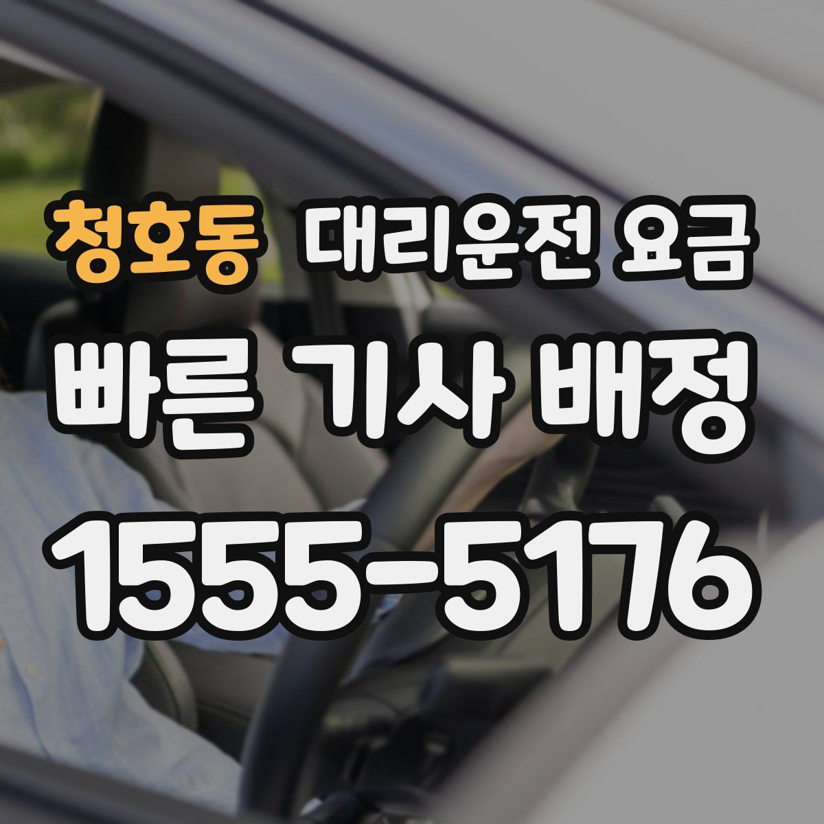 청호동 대리운전