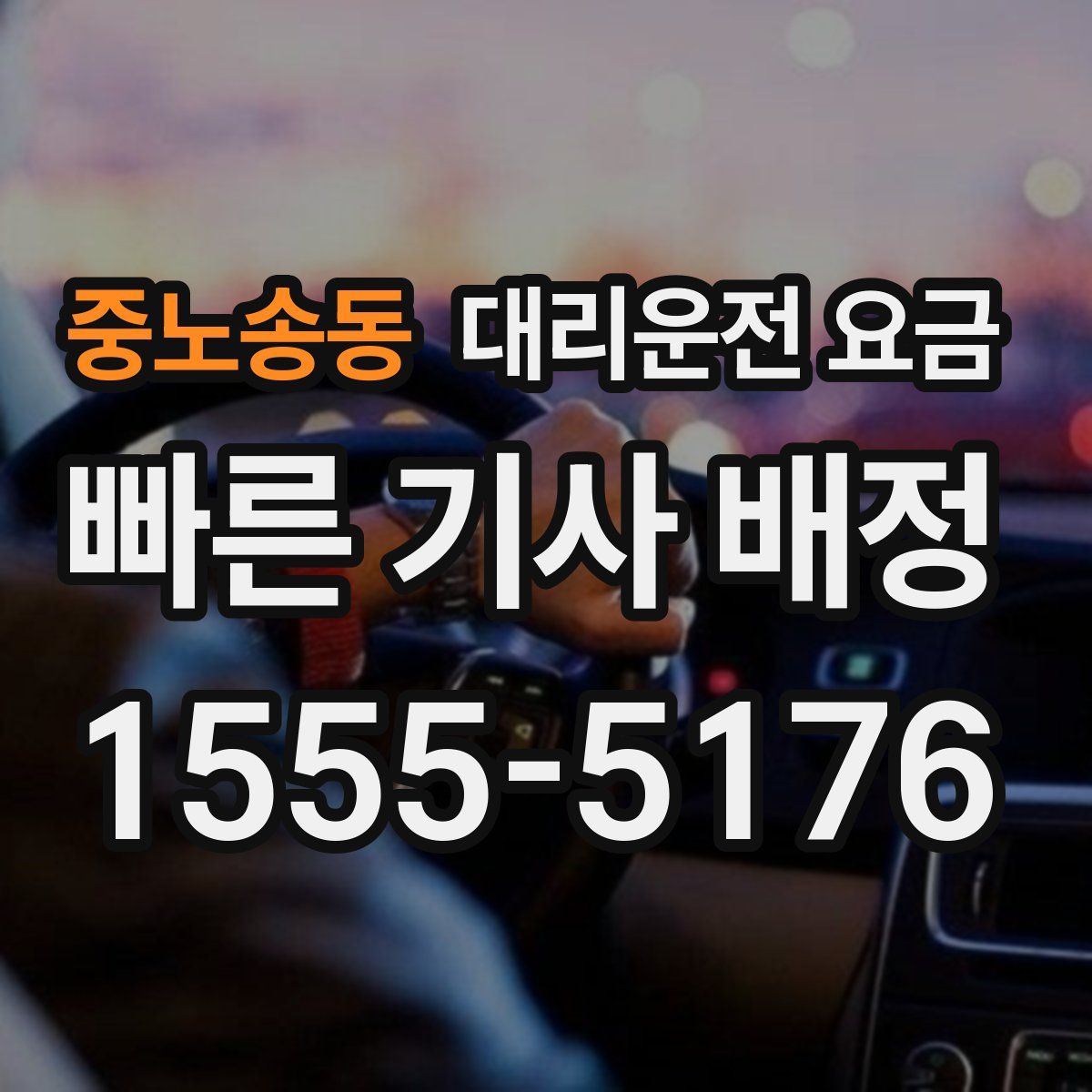 중노송동 대리운전