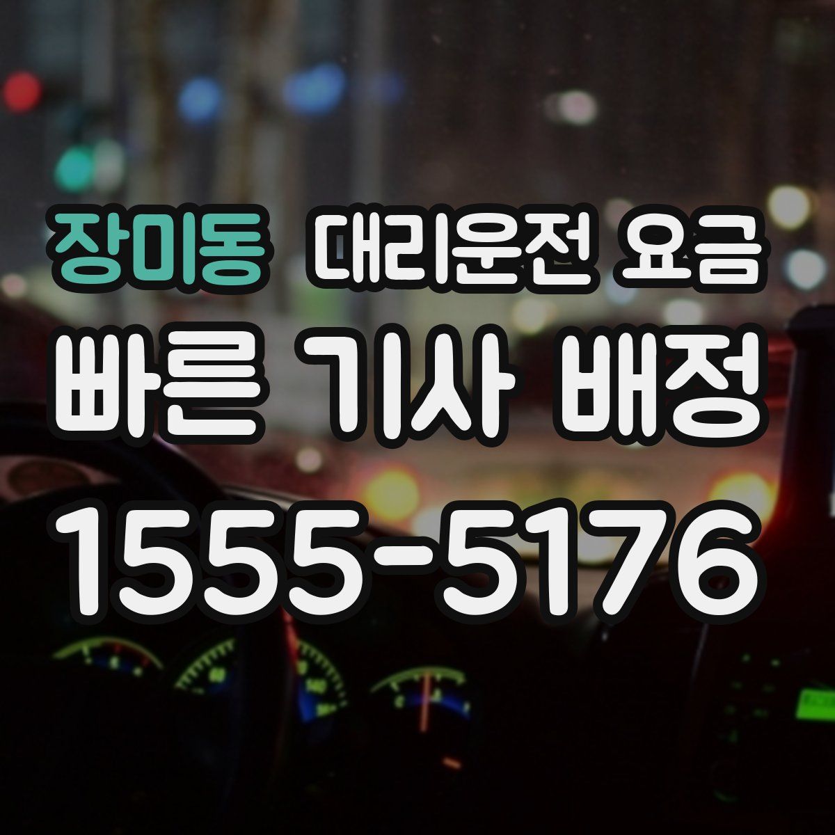 장미동 대리운전