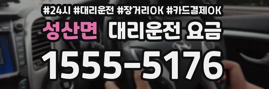 성산면 대리운전 요금