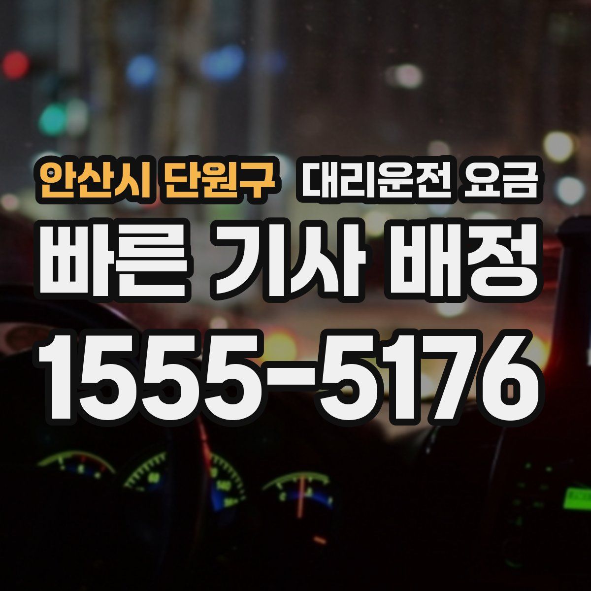 안산시 단원구 대리운전