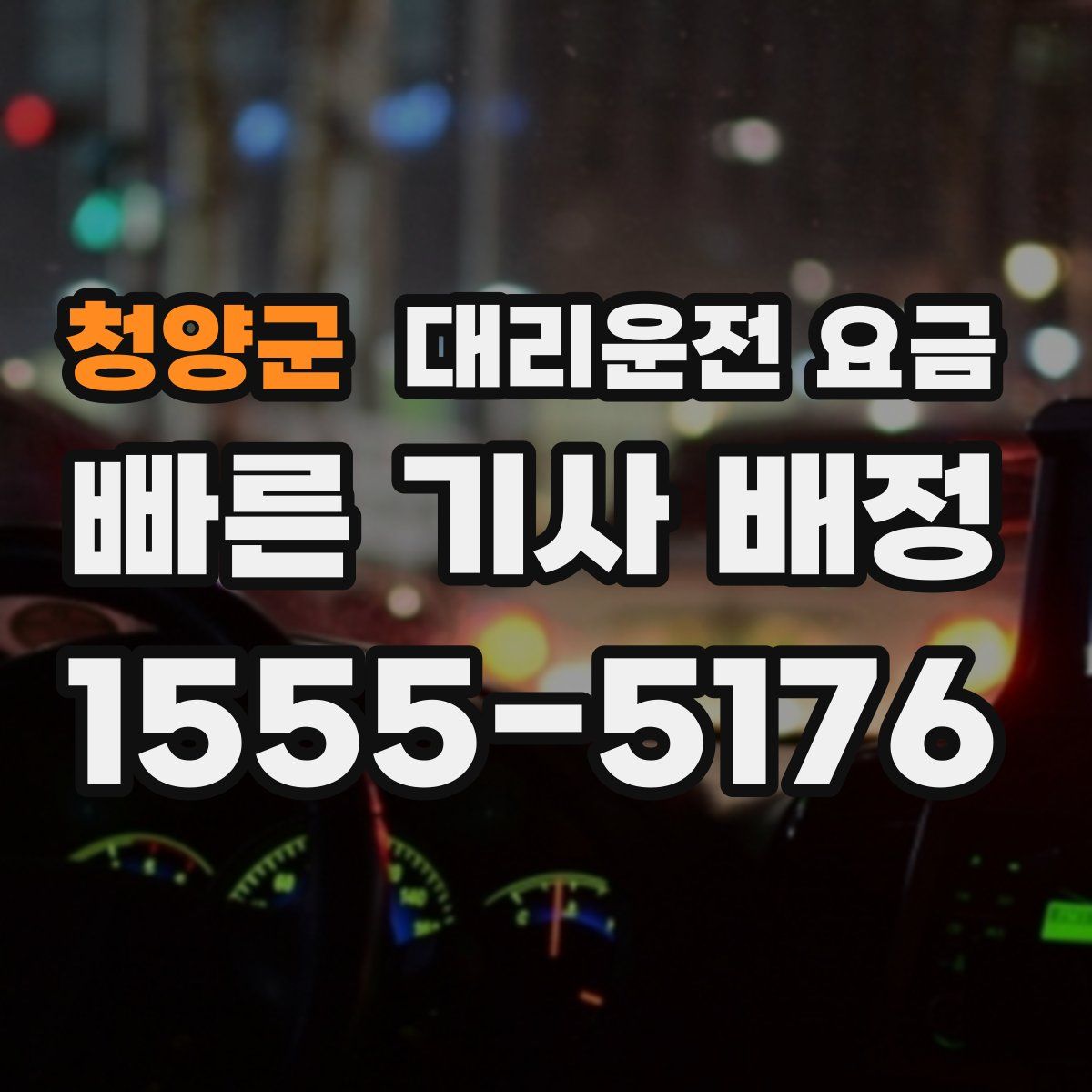 청양군 대리운전