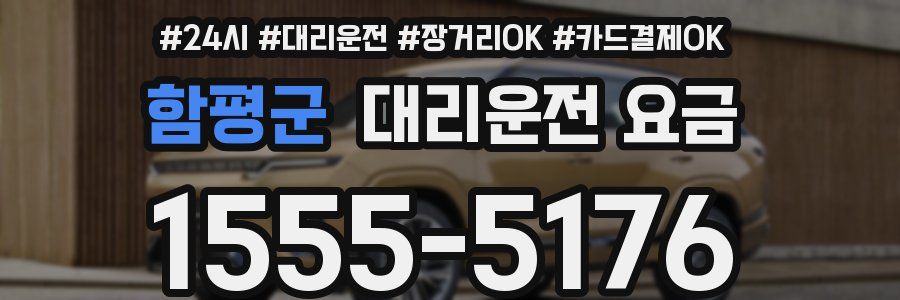 함평군 대리운전 요금