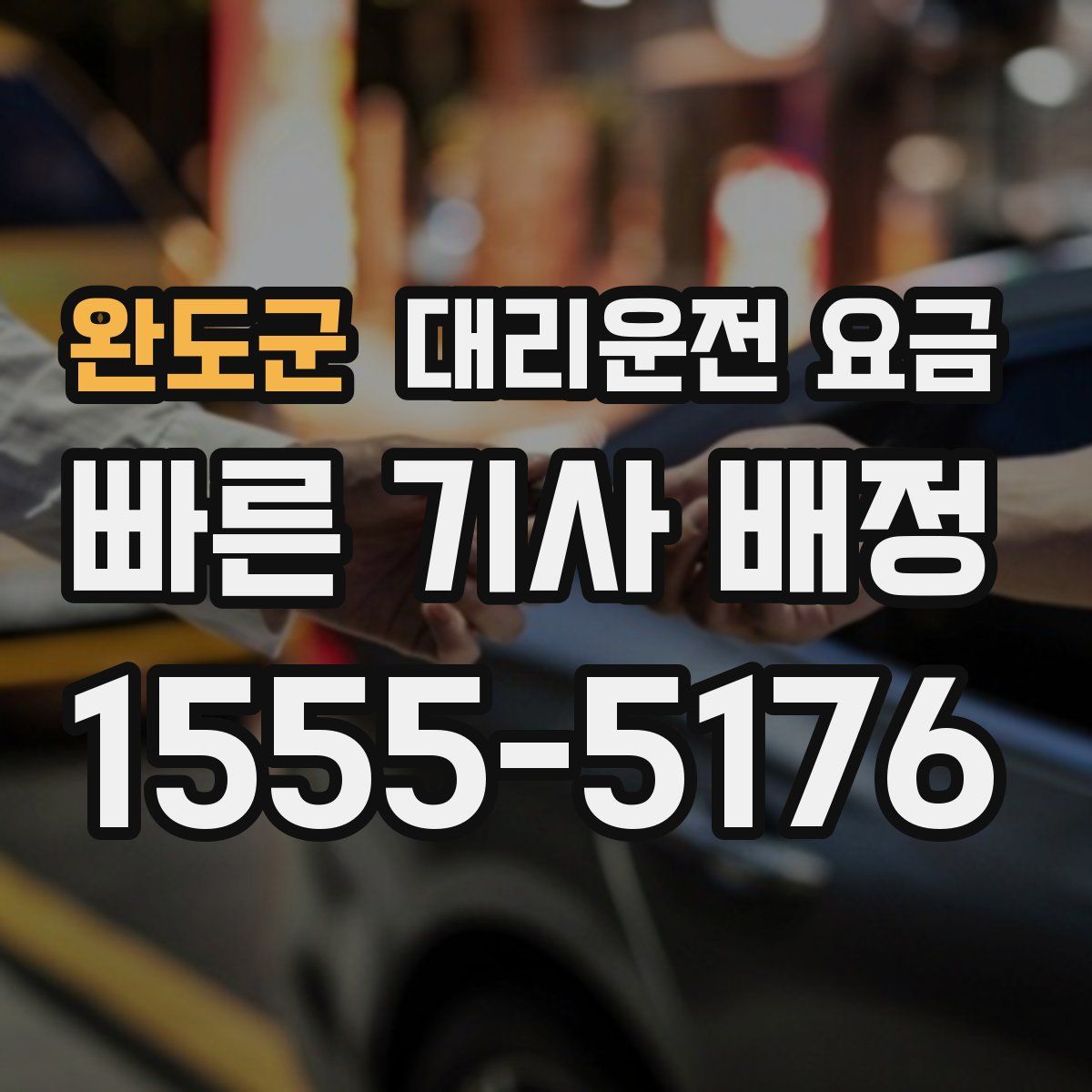 완도군 대리운전