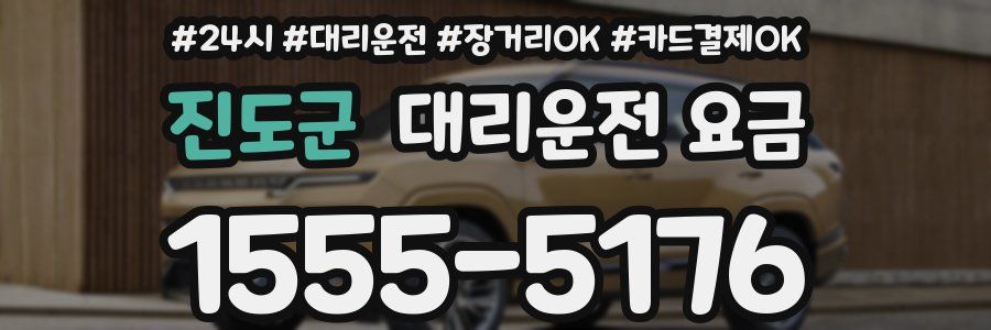 진도군 대리운전 요금