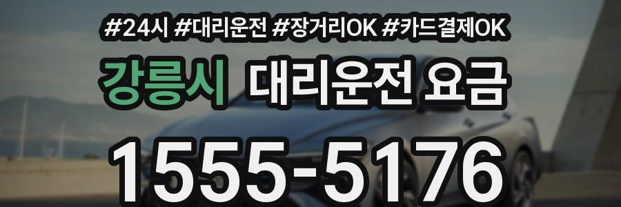 강릉시 대리운전 요금