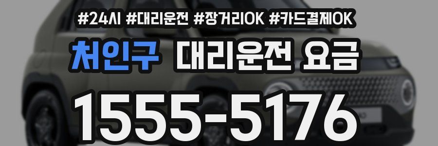 처인구 대리운전 요금