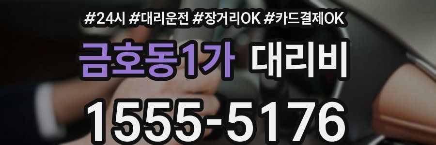 금호동1가 대리비