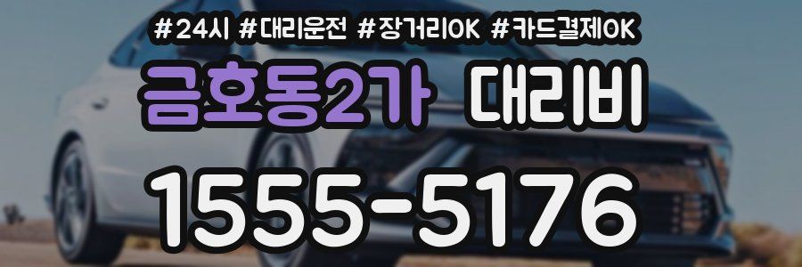 금호동2가 대리비