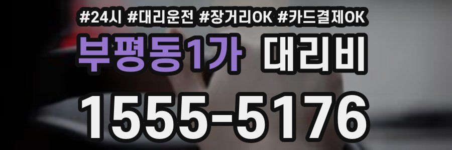 부평동1가 대리비