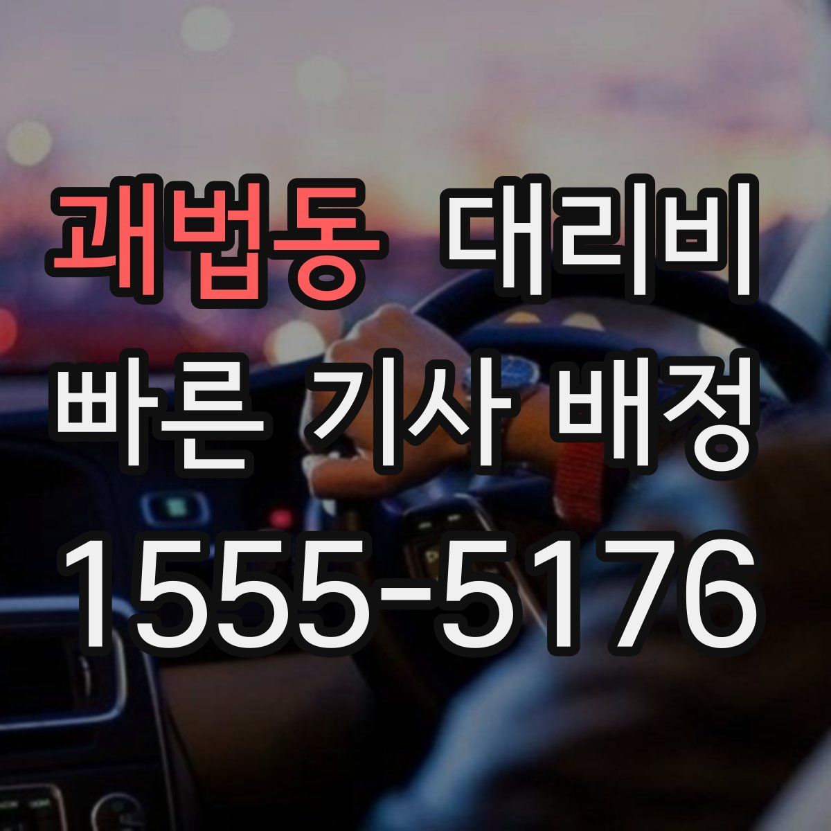 괘법동 대리운전