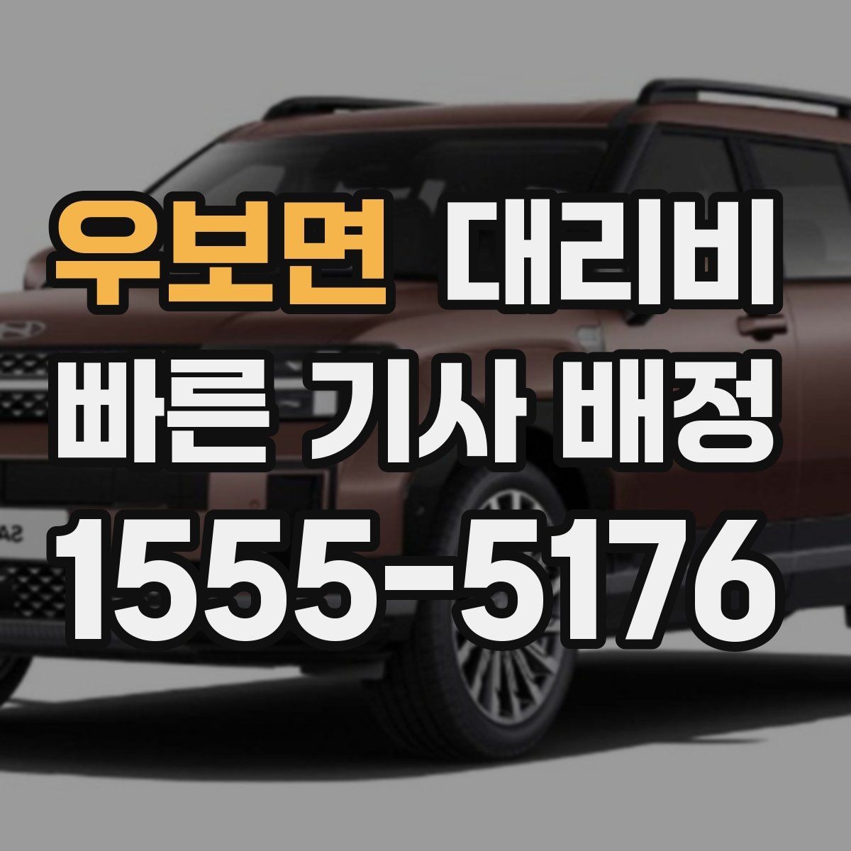 우보면 대리비 안내를 받을 때 주차 위치도 함께 공유