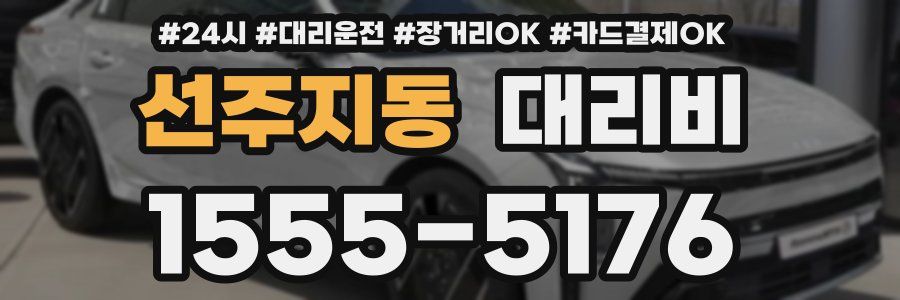 선주지동 대리비