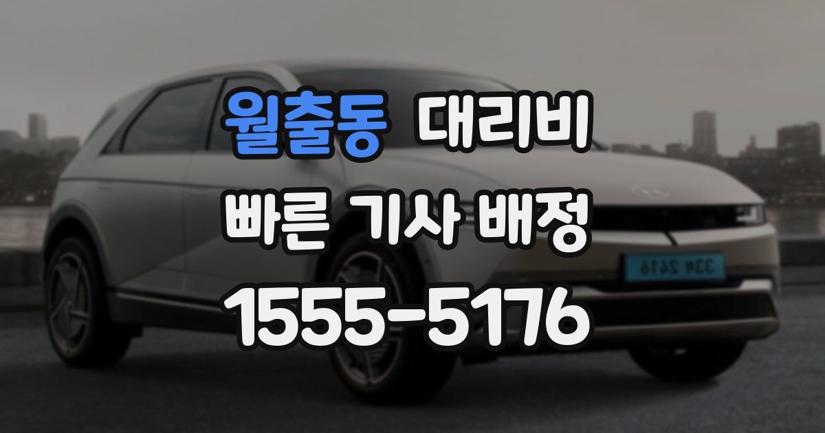 월출동 대리운전 가격