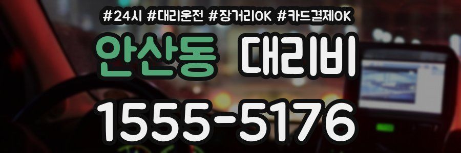 안산동 대리비