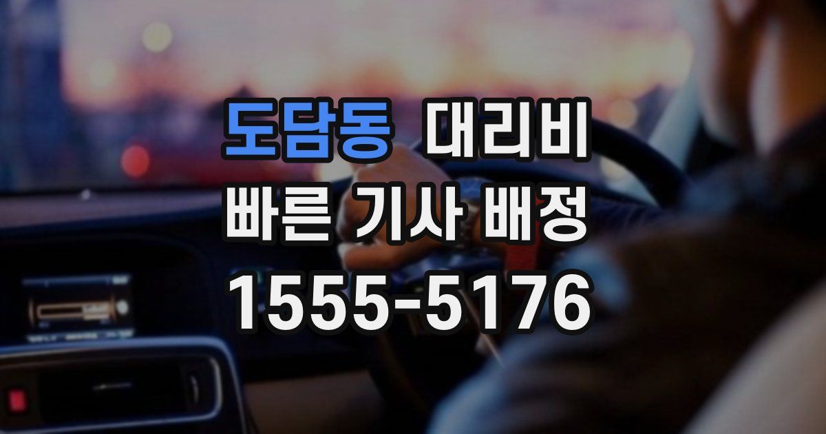 도담동 대리운전 가격