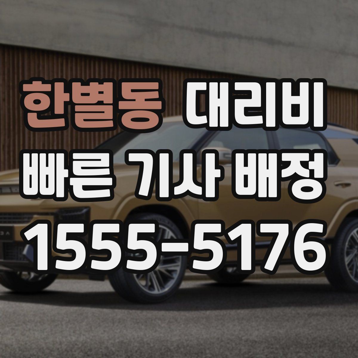 한별동 대리비 역 앞 픽업 존이 복잡할 때도 안내 가능합니다