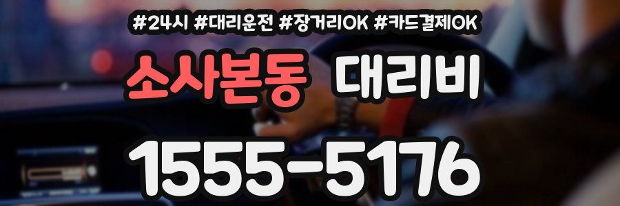 소사본동 대리비