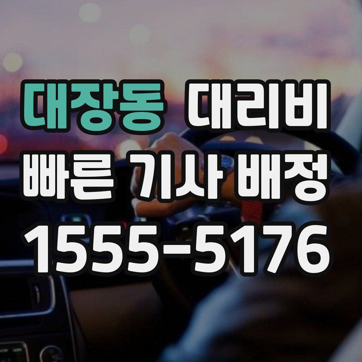 대장동 대리운전