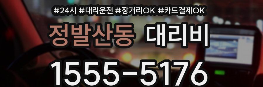 정발산동 대리비