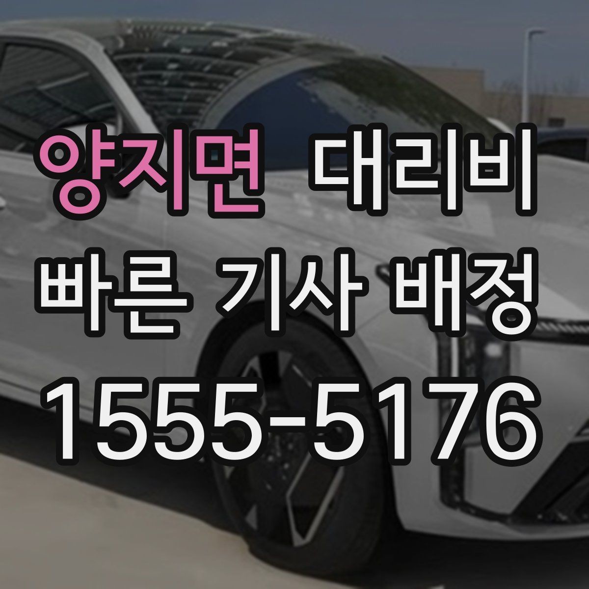 양지면 대리비 안내를 받을 때 동승 인원이 있을 때 팁