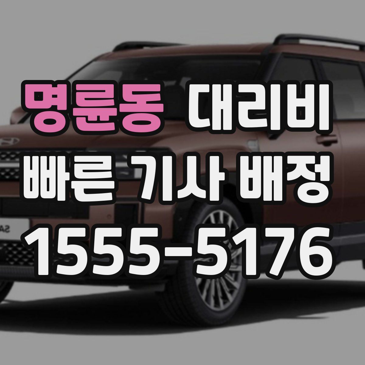 명륜동 대리운전