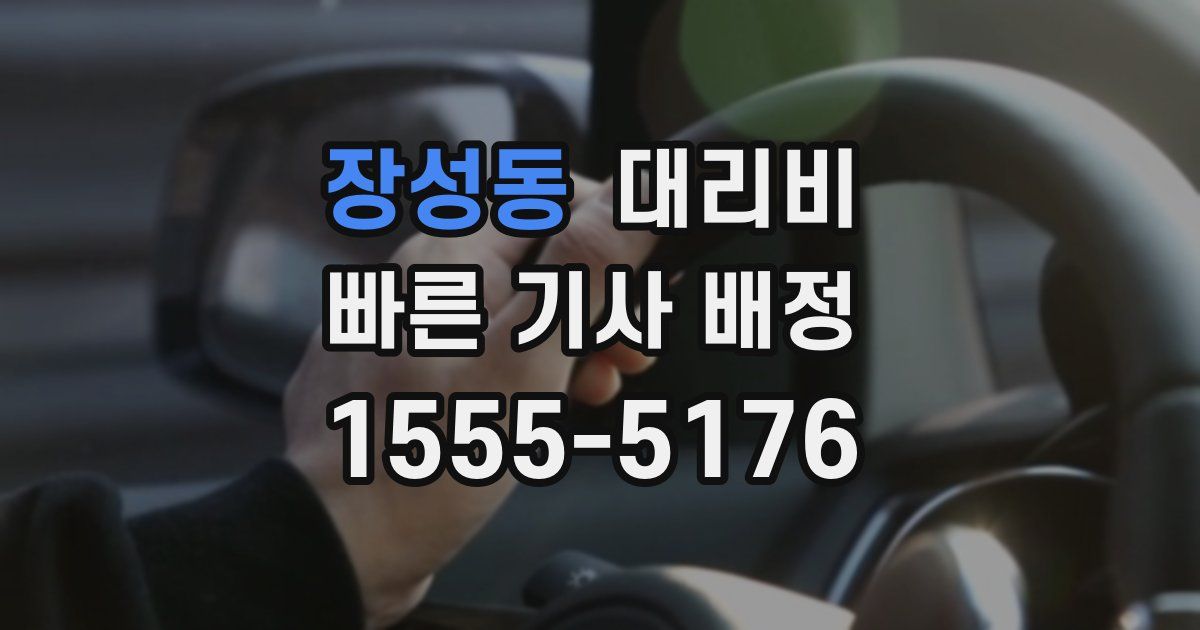 장성동 대리운전 가격