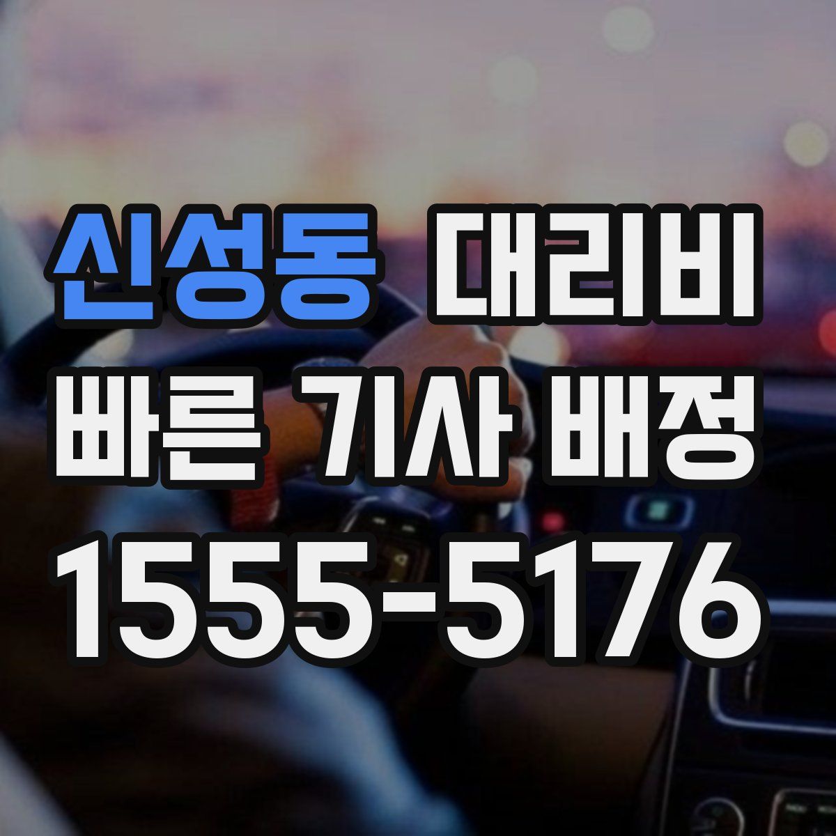 신성동 대리운전
