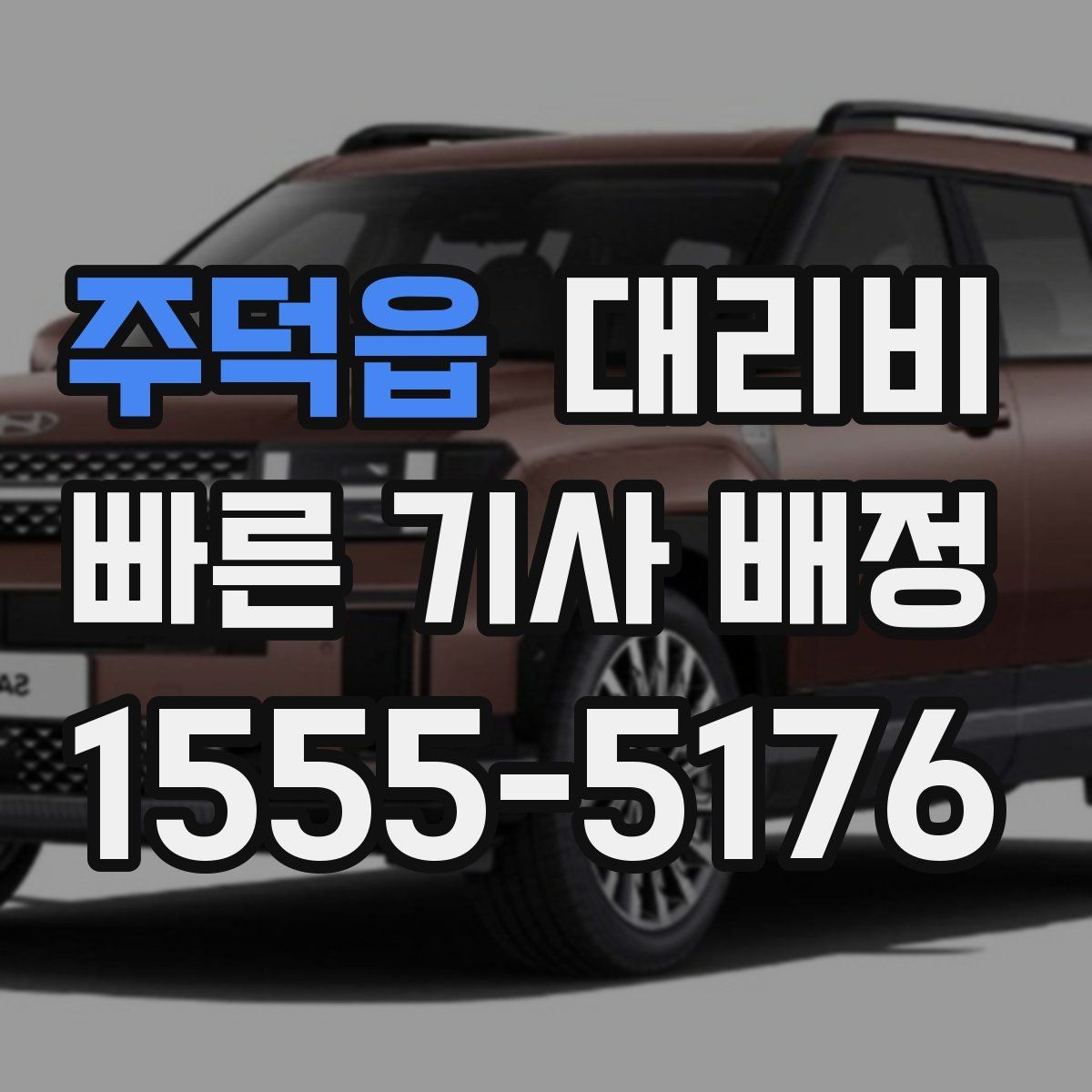 주덕읍 대리비 대형 상가 앞 픽업 위치 정하는 팁
